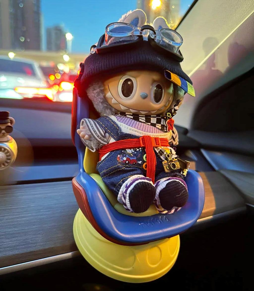 BJD Doll Safety Seat Chair for Car Figure Toy Miniature