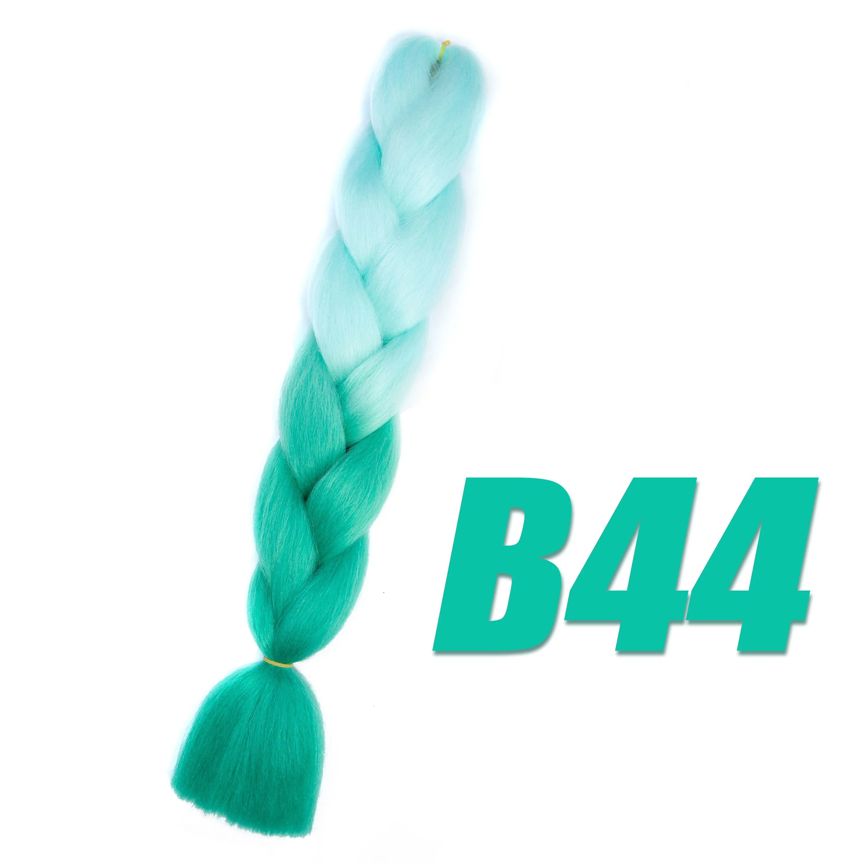 Synthetic Kanekalon Crochet Hair Braiding Hair Pre Stretched Curly Jumbo Braids Extensions Hair Accessories For Girls Braids