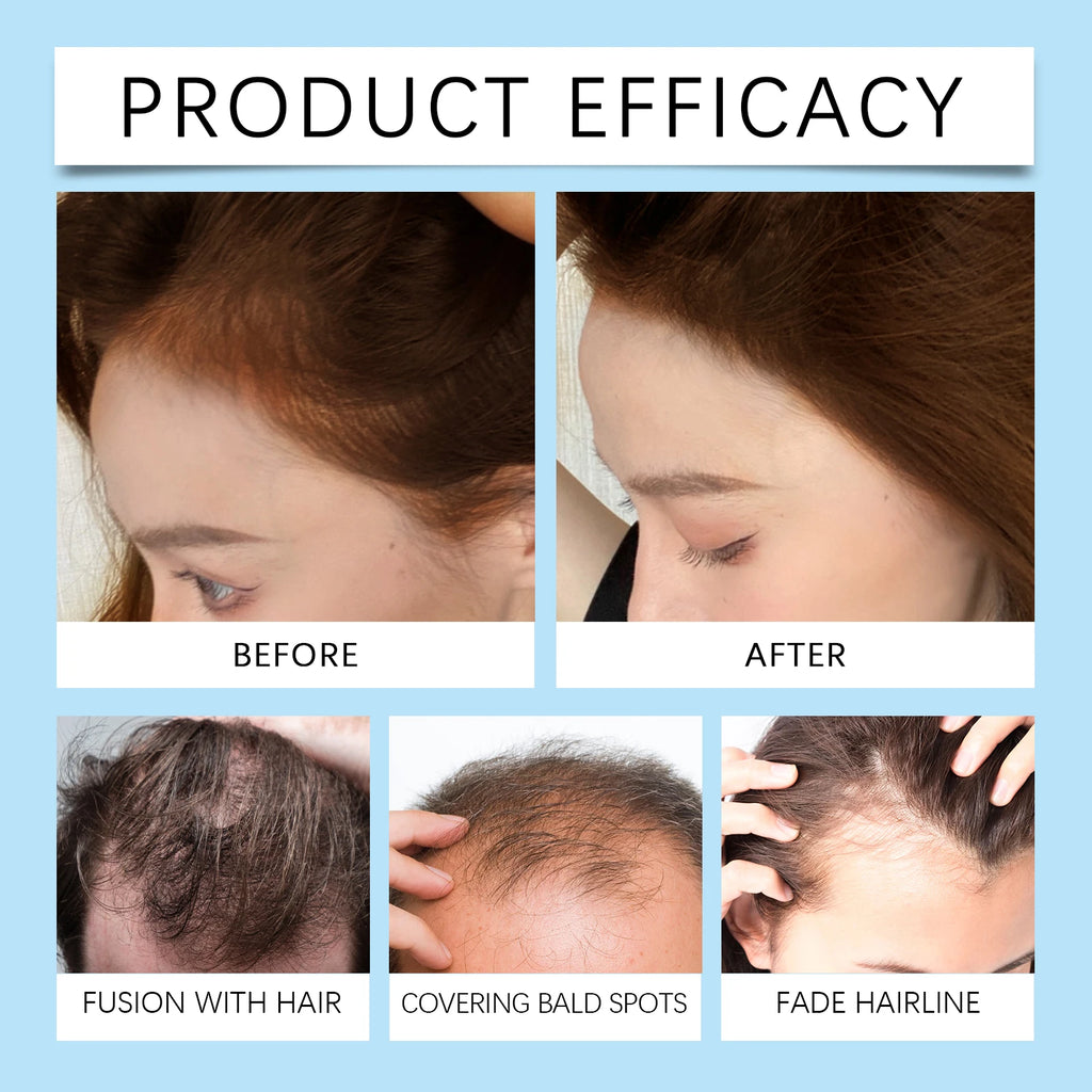 HOEGOA Once Hair Coloring Spray Light/Dark Brown Black  Long-lasting Covers Color Difference Easy to Wash Convenient Touch-up