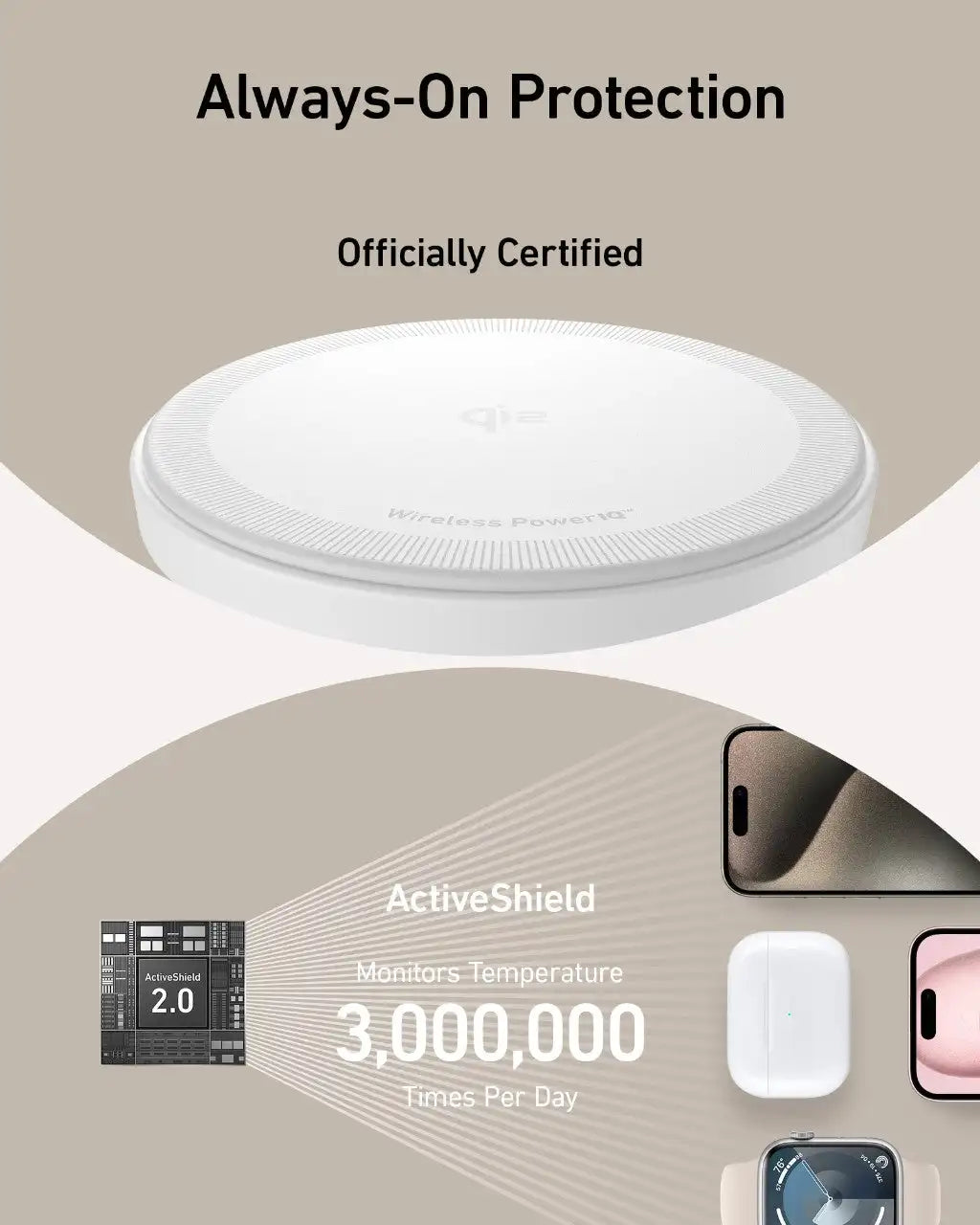 Anker MagGo Wireless Charging Station (3-in-1 Stand, A25M3)