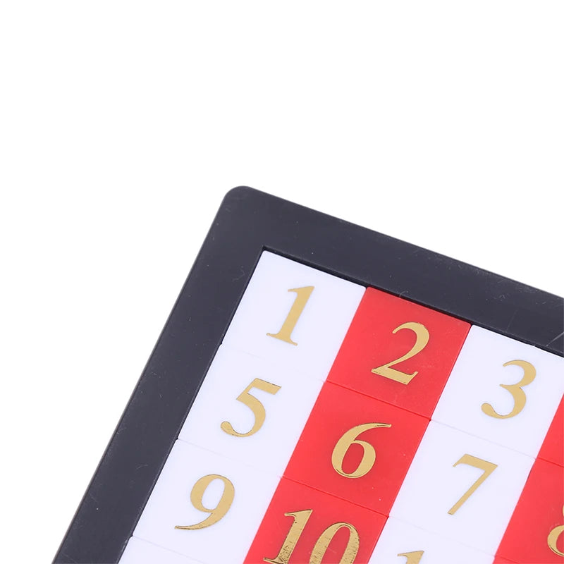 1PC 1-15 Number Slide Puzzle Brain Puzzle Games Exercise The Brain Educational Toy Developing for Children Toys