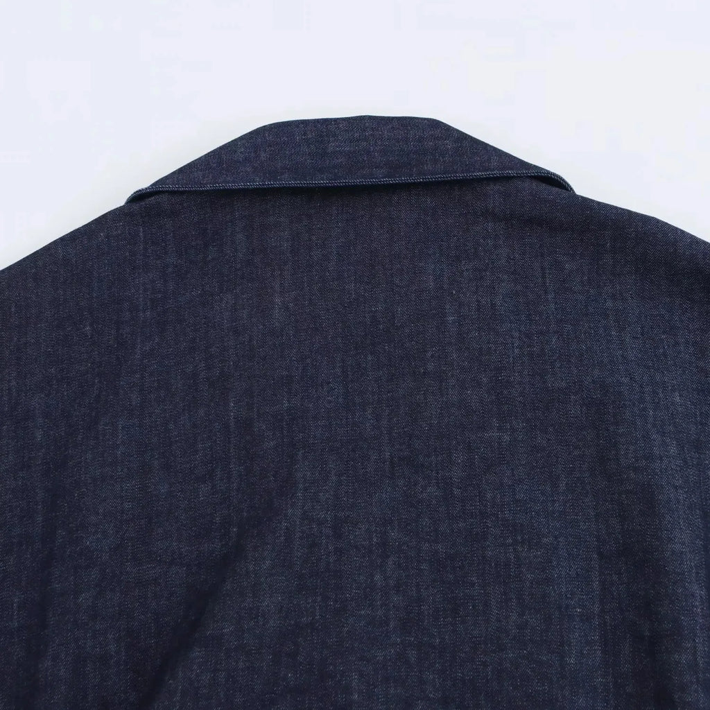 Denim Dress Women's Spring Summer Casual Long Dresses For Women 2026 New Fashion Ruched Short Sleeve Streetwear Midi Dress