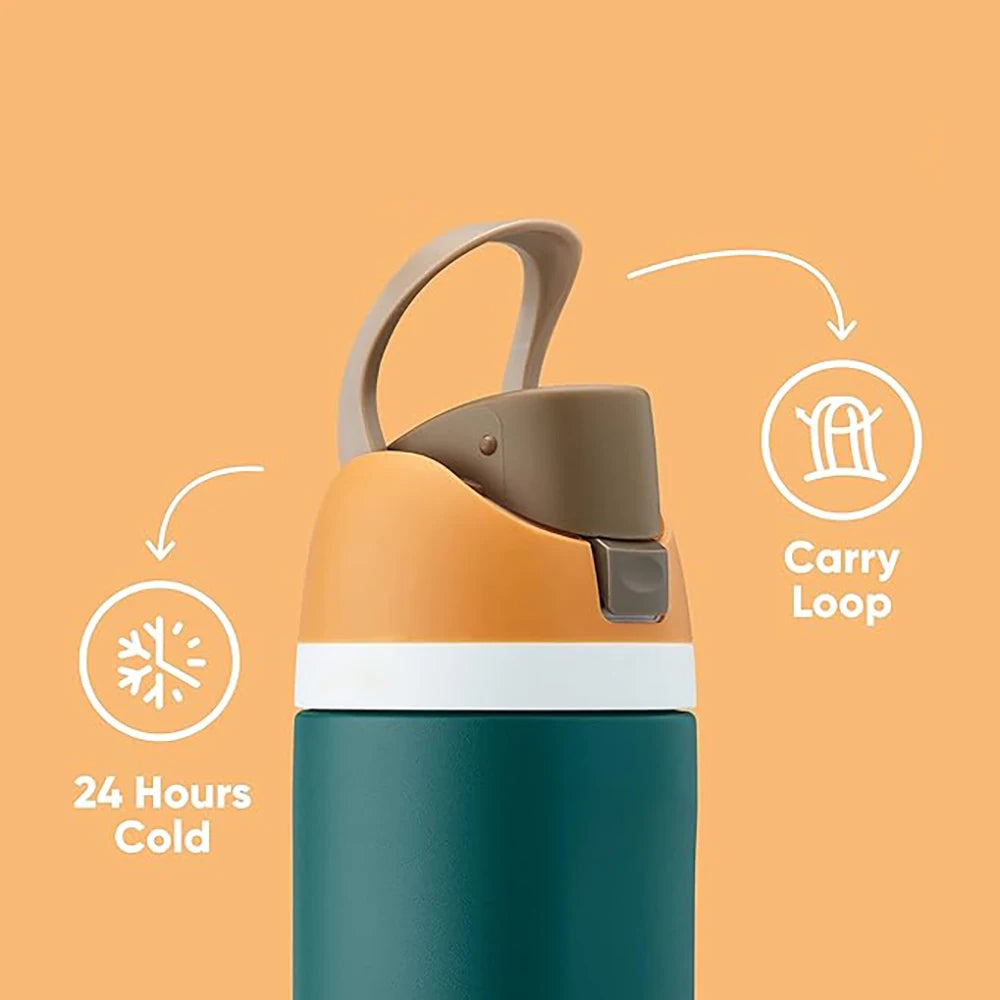 24Oz Insulated Stainless Steel Water Bottle with Straw BPA Free Leakproof Bottle Daily Sports Use Prefect Gift for Women
