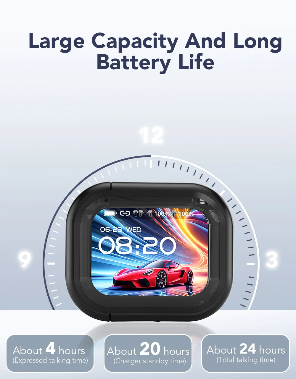 HTC NE20 Bluetooth 6.0 Translation Earbuds | IPX4 Waterproof, Long Battery Life