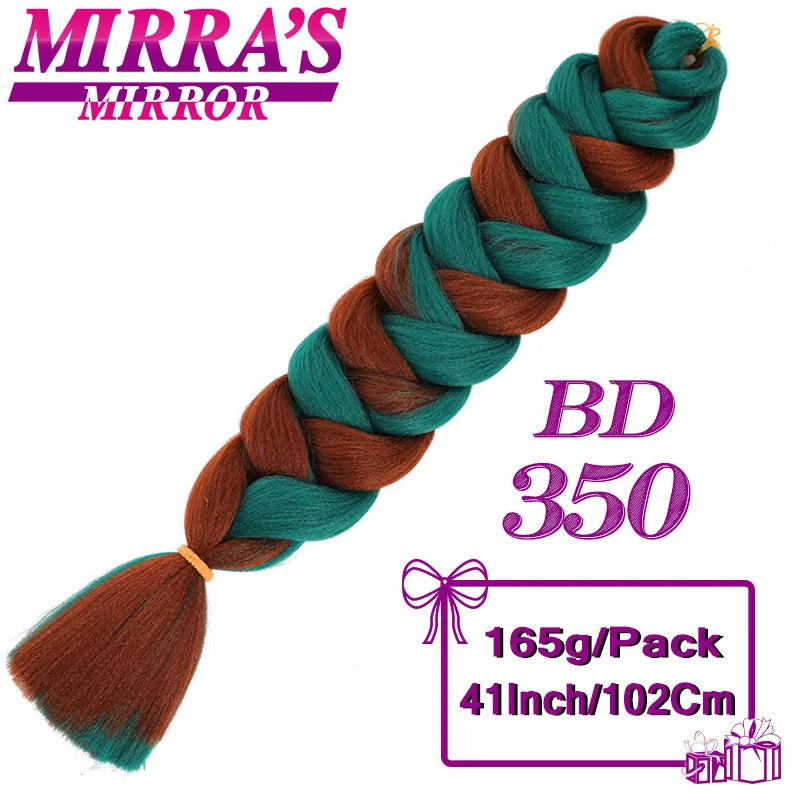 Synthetic Long Jumbo Braids Hair 82 Inch Pure Braiding Hair Extensions Afro Fake Hair High Temperature Fiber Box Braid