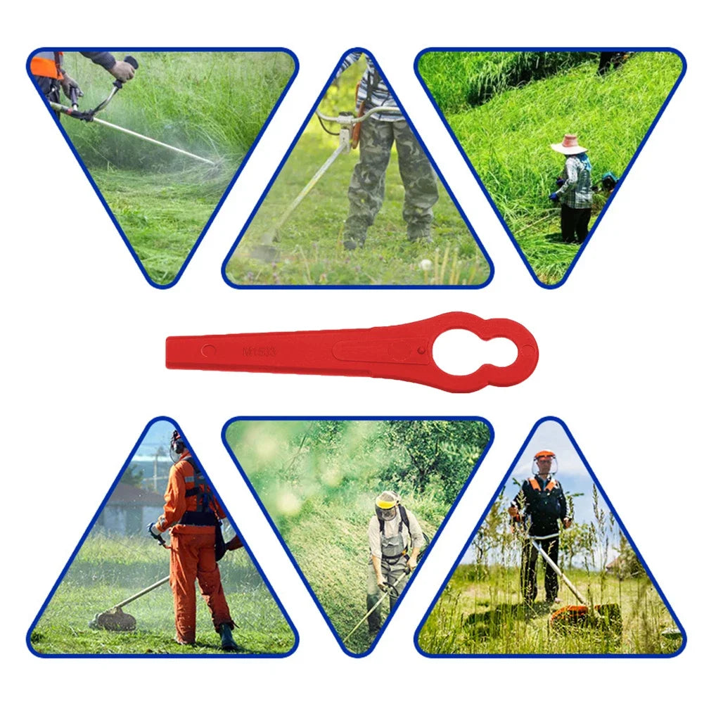 Plastic Trimmer Replacement Blades (20–120 Pack) – For Cordless Grass Trimmers