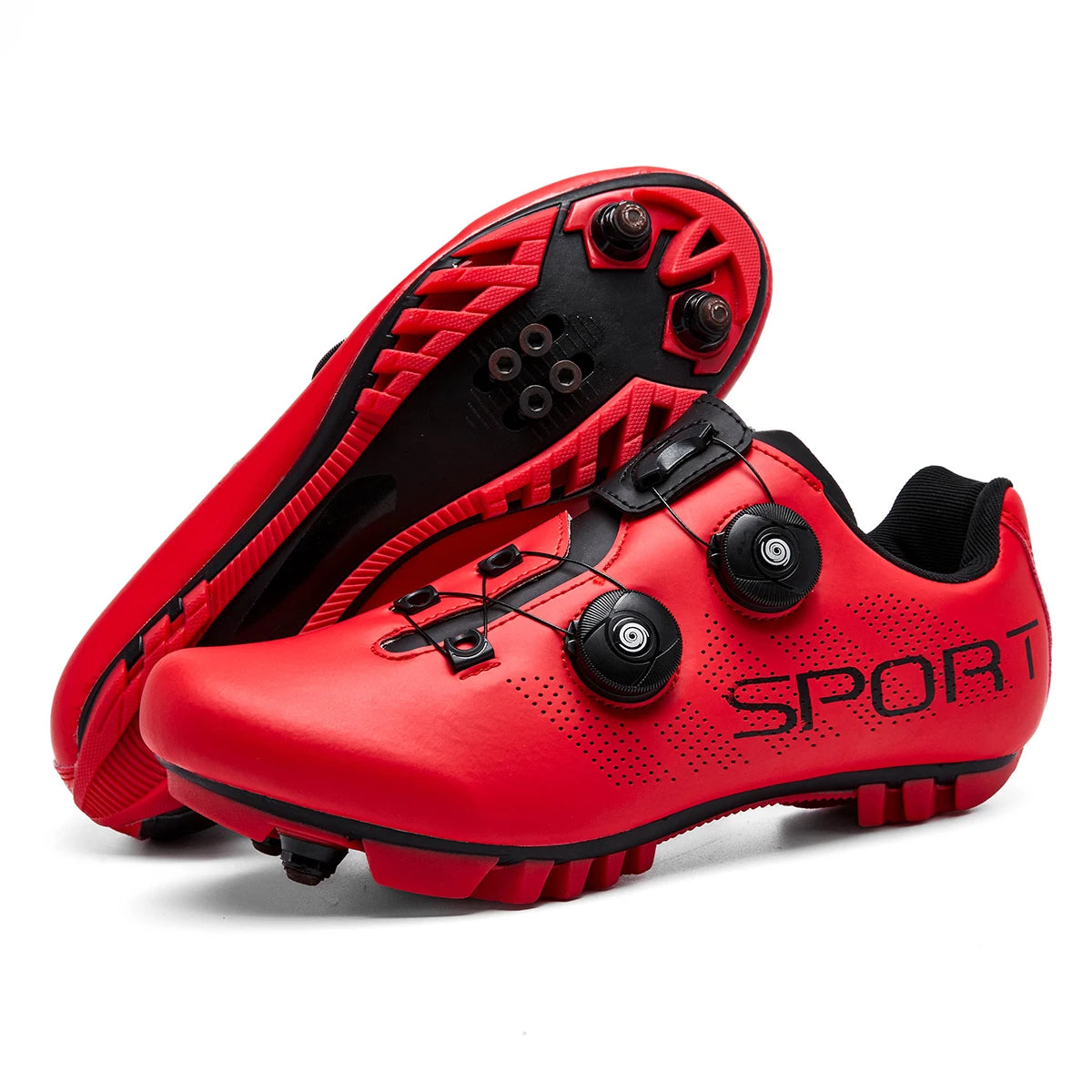 Cycling Sneakers Breathable MTB Shoes Men Women Trail Mountain Bicycle Riding Shoes Sport Road Bike Shoes Spd Pedal Cycle Shoes