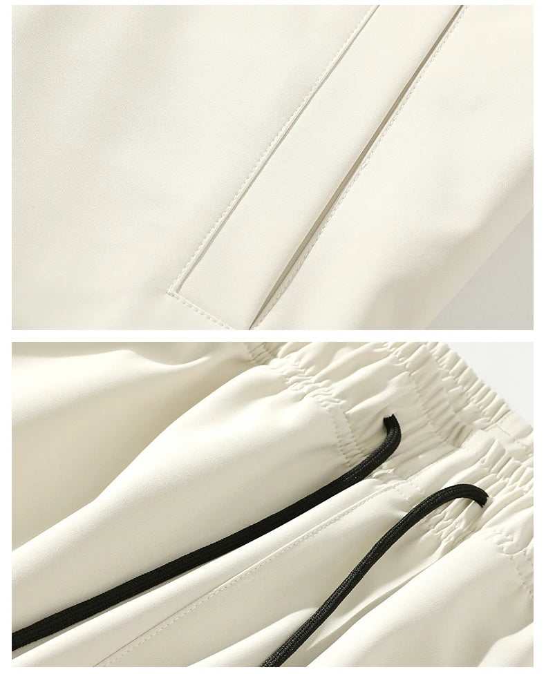 Men's Tracksuit Spring/autumn Man Two-piece Set Sweat Suit Overalls Korean Style Leisure Suit Plus Size Hoodies+Harem Pants