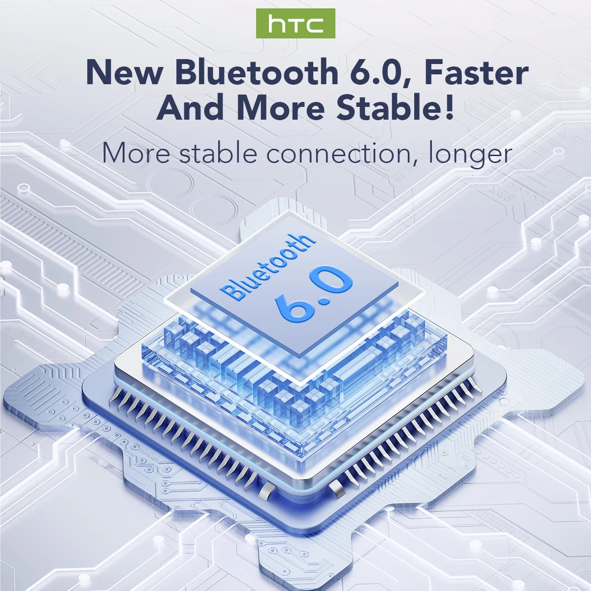 HTC NE20 Bluetooth 6.0 Translation Earbuds | IPX4 Waterproof, Long Battery Life