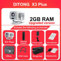DITONG X3Plus 1080P Smart Mini Projector (600 ANSI, Wi-Fi 6, BT 5.4, Android 11)