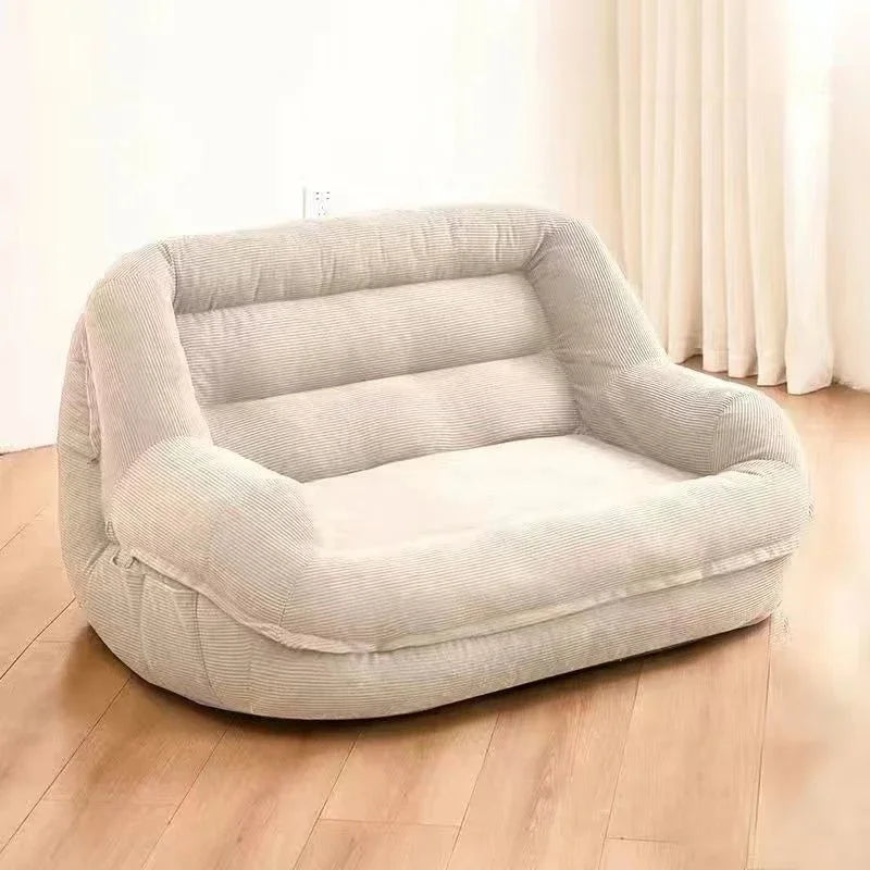 Portable Lazy Sofa Living Room Cheap Single Sofas Adult Tatami Chaise Lounge Relaxing 1-person Sofa Modern Tiny Home Furniture