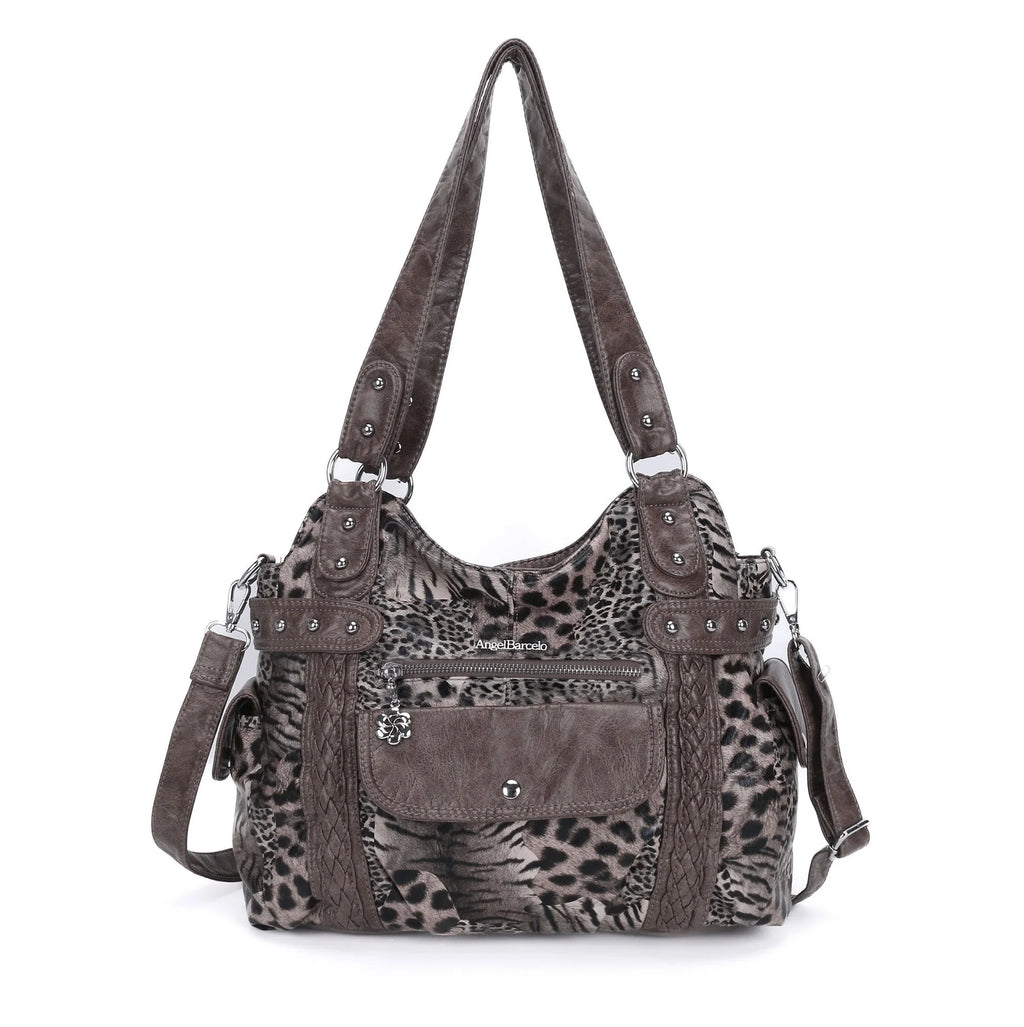 Bag Women Handbags Satchel Top-handle shoulder bag PU Crossbody Bag Dumpling Pack Multi-pockets Shoulder Bags Purse