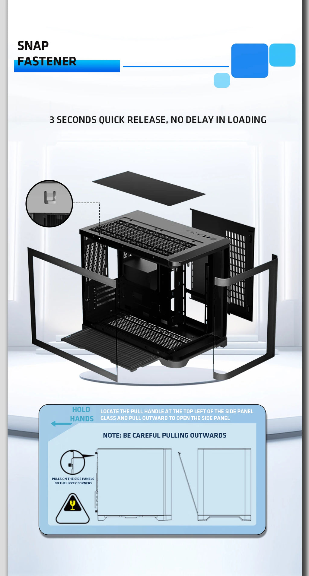 YEAH MAGIC Gaming Desktop — AMD Ryzen 5 5600GT, 16GB DDR4, 1TB NVMe SSD, ARGB 7-Fan Cooling, Windows 11 Home