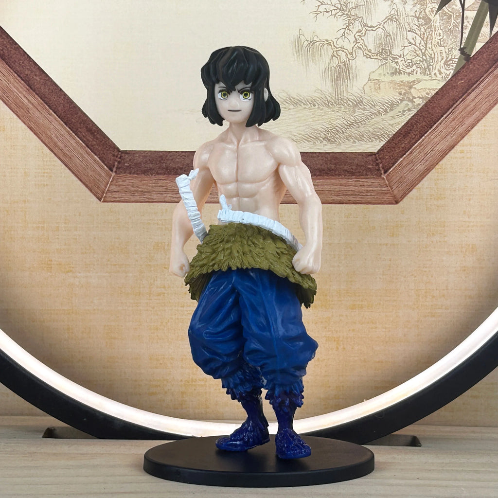 Anime Figure Demon Slayer Figures Kimetsu No Yaiba Doll Tanjiro Nezuko Zenitsu Figurine Inosuke Warrior Action Figure Model Toys