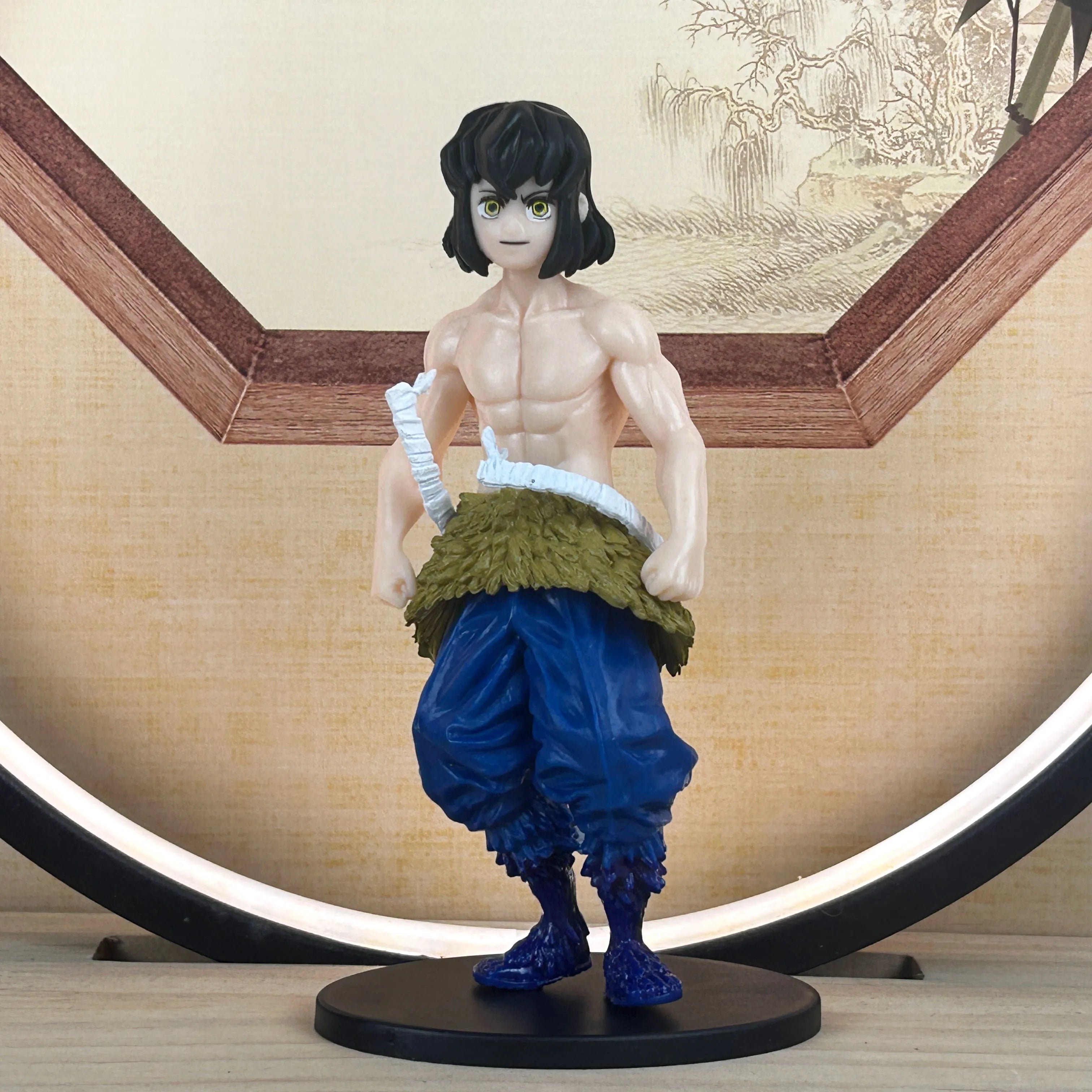 Anime Figure Demon Slayer Figures Kimetsu No Yaiba Doll Tanjiro Nezuko Zenitsu Figurine Inosuke Warrior Action Figure Model Toys