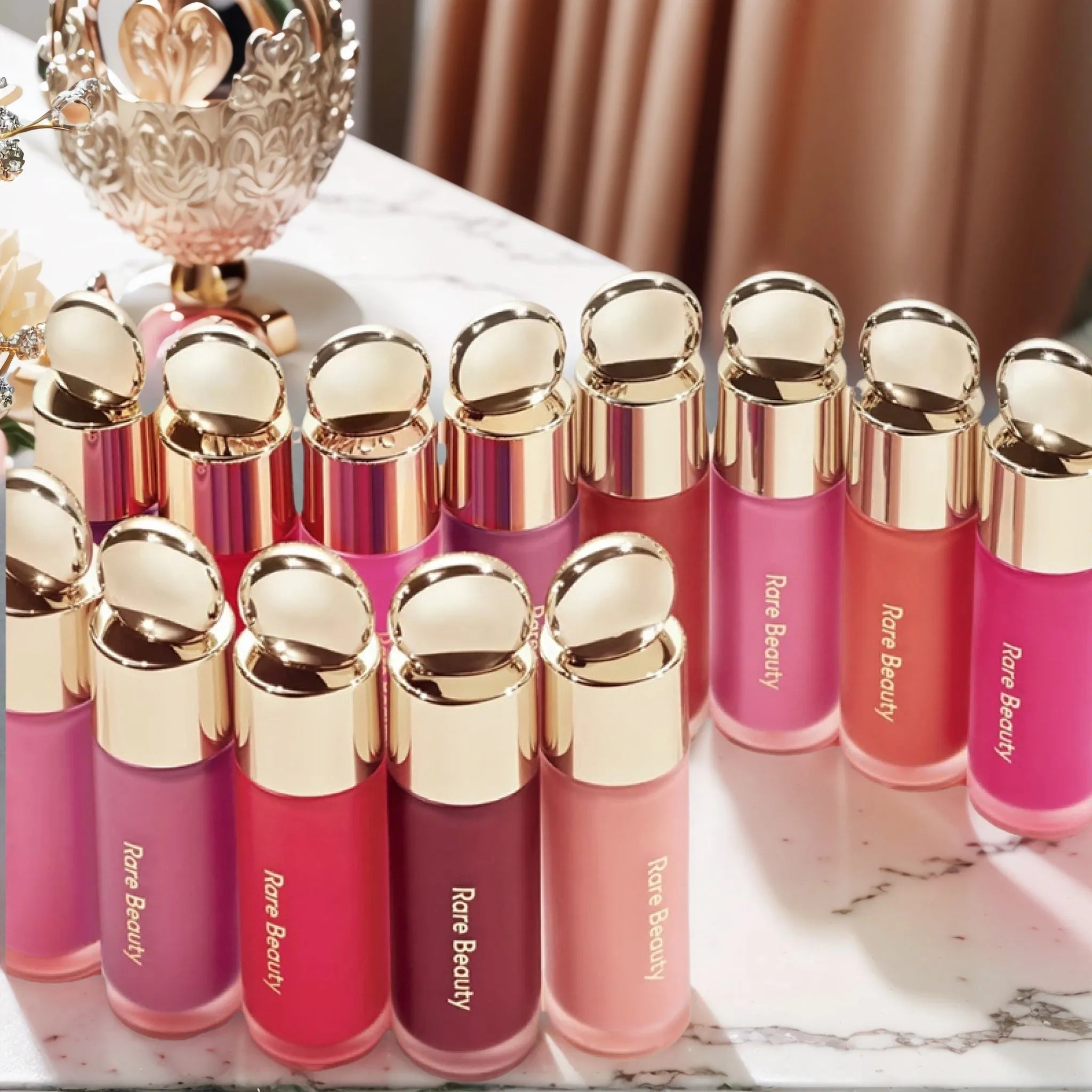 Rare Beauty Liquid Blush & Lip Gloss Duo – Multi-Use Glow Tint (7.5 ml)