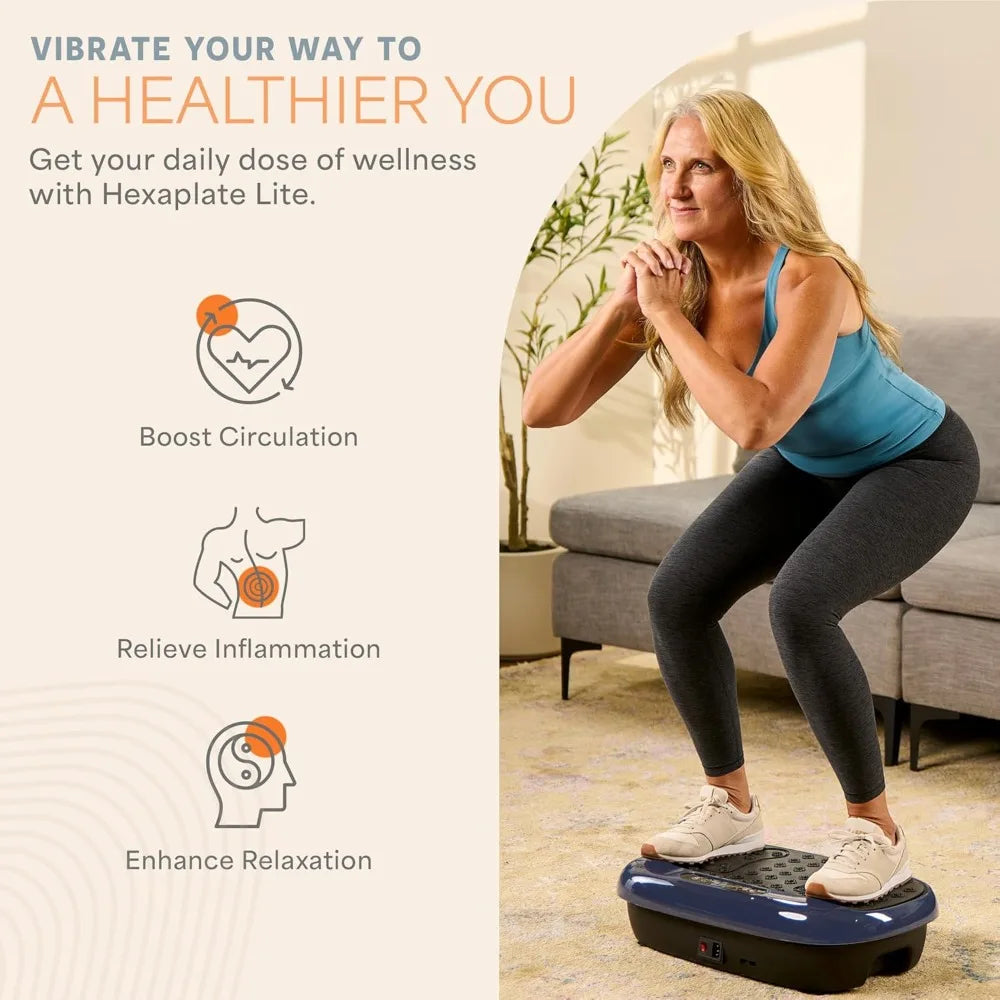 Lifepro Vibration Plate Exercise Machine with Magnetic Acupoints - Full Body Vibration Platform for Beginners and Recovery