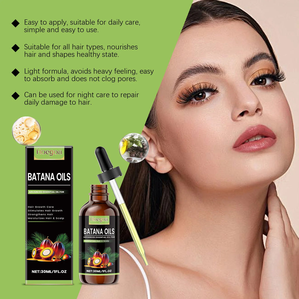 Hoegoa Pure Batana Hair Growth Oil – 30ml Revitalizing & Strengthening Scalp Treatment