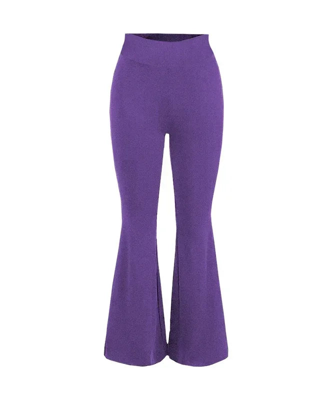 Effortless Flare Leggings — Seamless High-Waist Yoga Pants, Second-Skin Soft