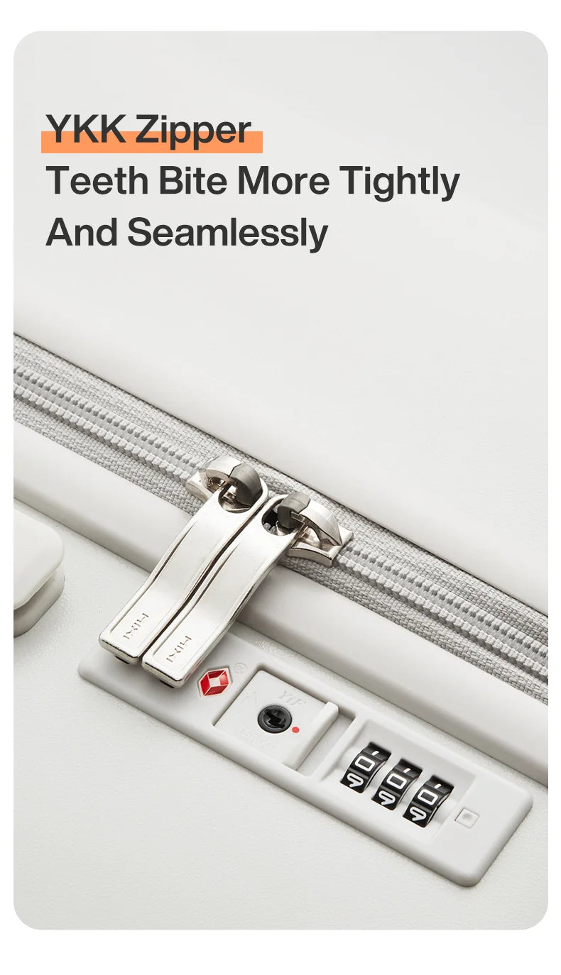 Mixi Carry On Luggage with Cup Phone Holder Hard Shell Rolling Travel Suitcase with Spinner Wheels 20 24 26 Inch M9290