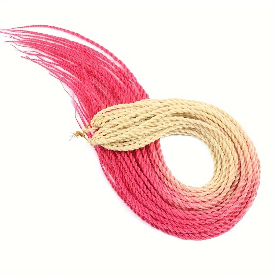 Senegalese Twist Hair Crochet Braided 24inch Synthetic Dreadlocks Crochet Hair Braids 30 Roots/Pack Senegalese Twist Box Braids