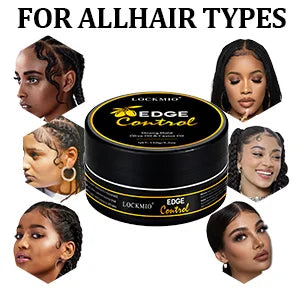 Edge Control Gel Pomade – Anti-Frizz Baby Hair & Bangs Styling Wax (150g)