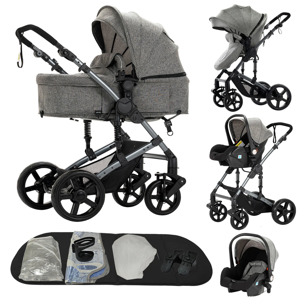 Stroller,Baby stroller,baby accessories,baby cars,Stroller 3 in 1,Convertible Bassinet Push,Light stroller,2 in 1 Baby Stroller,