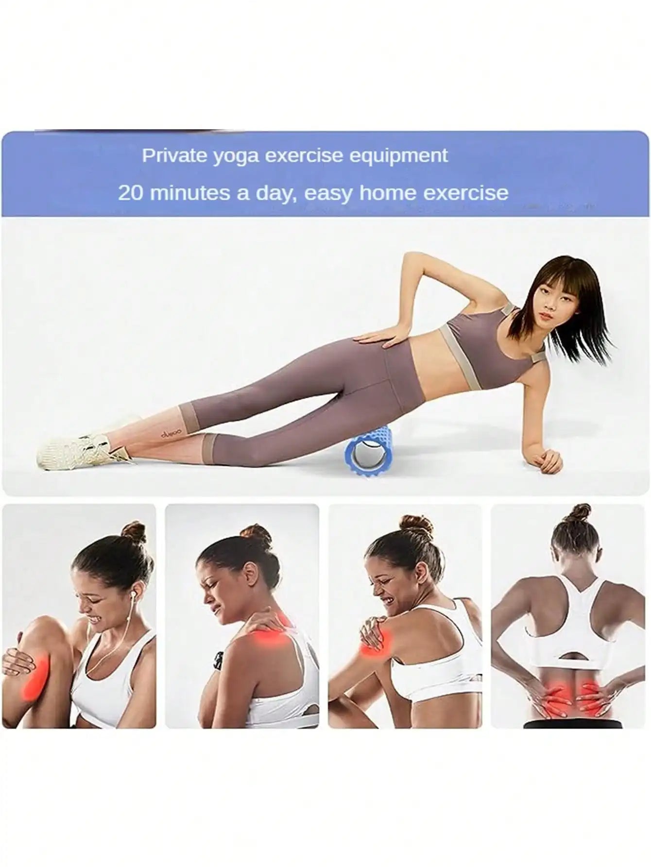 Foam roller eva hollow yoga column muscle relaxation roller yoga fitness Pilates products