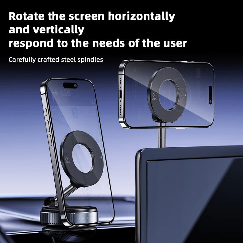 HOMEFISH K007 Magnetic Phone Holder｜Three-axis Rotation For Free Adjustment｜A Convenient Choice For Multiple Scenarios.