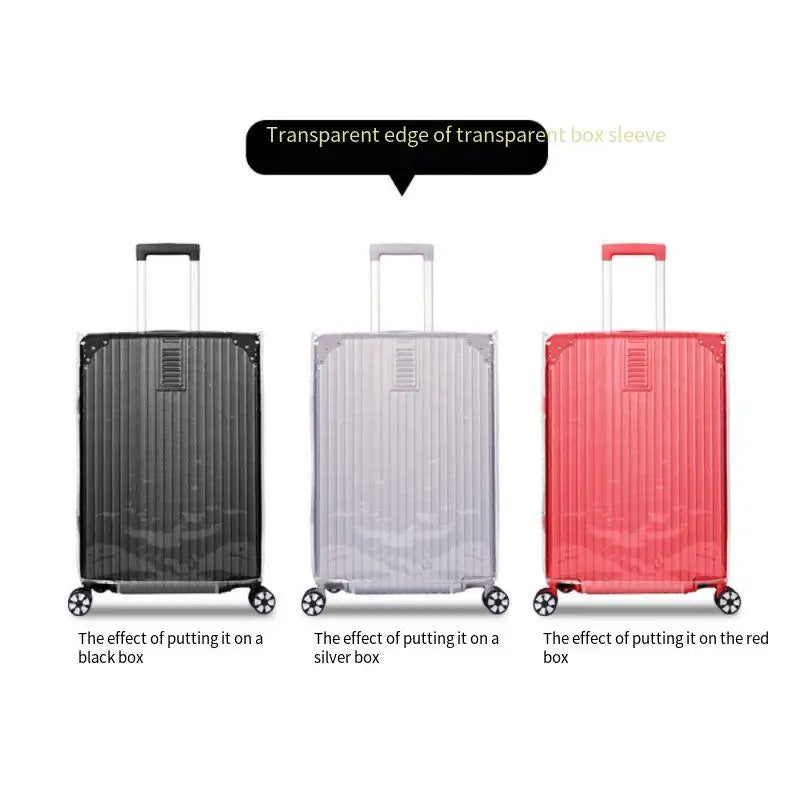 Suitcase protective cover, transparent dust-proof cover, suitcase protective cover