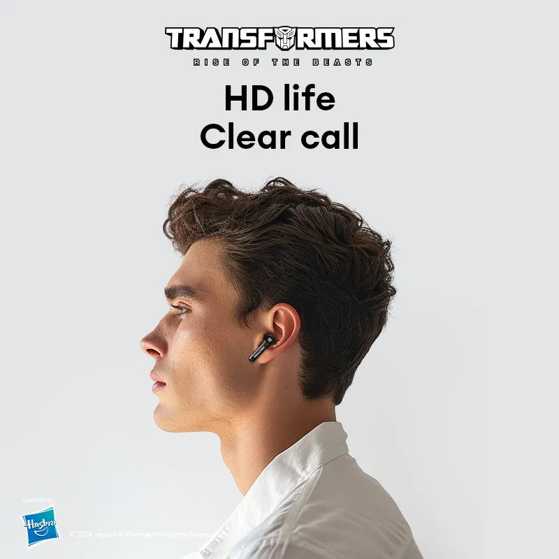 TRANSFORMERS TF-T23 TWS Earbuds — Bluetooth 5.4 Gaming Earphones