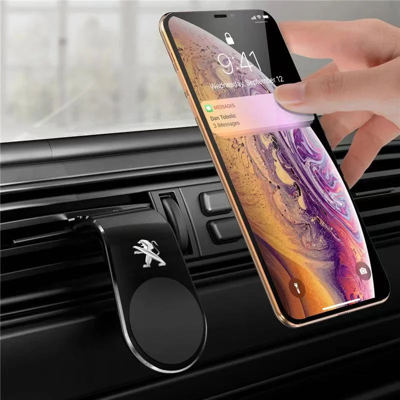 Magnetic Car Phone Holder in Car Phone Stand Clip Mount Car Accessories for Peugeot 406 405 205 3008 206 5008 308 208 408 508