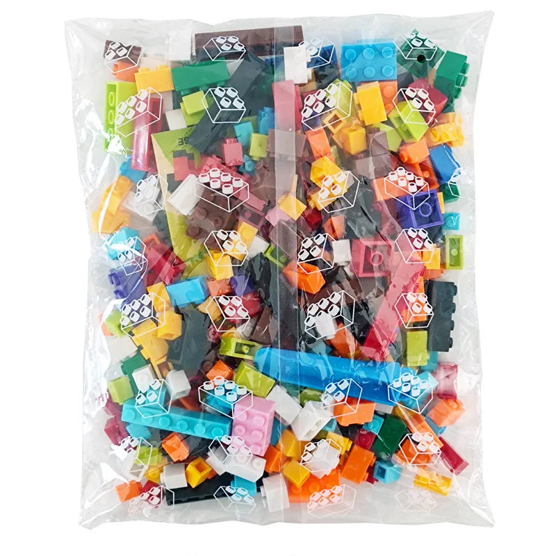 125/250g DIY Building Blocks Bulk Lot Pack Sorte Thick Bricks Block Plate Toys Small Particles Bulk Fit Legoeds Gift for Kids
