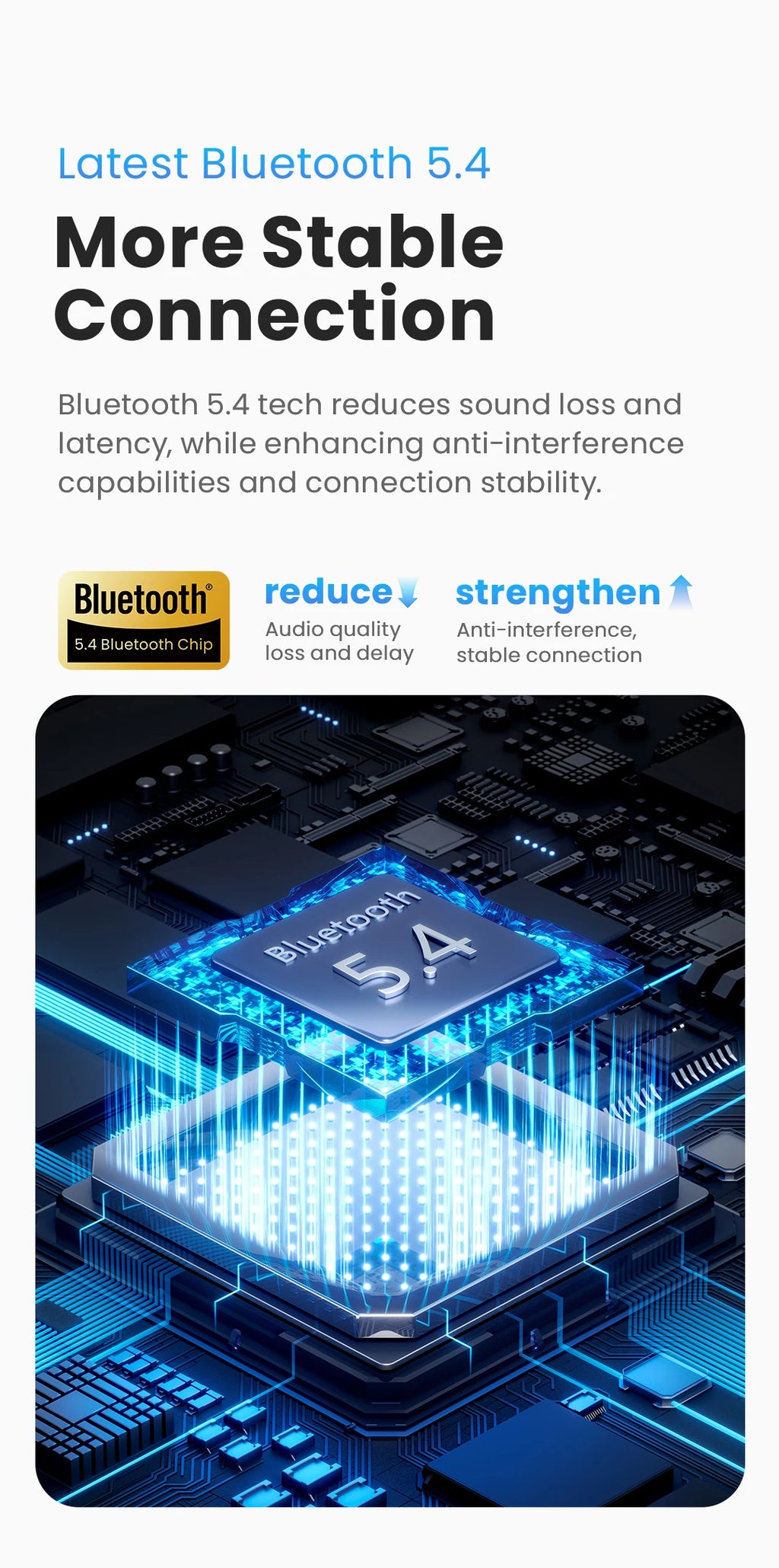 HAYLOU Mori Pro Bluetooth 5.4 Earphones | -43dB Hybrid ANC | 6-Mic AI Noise Cancellation | 35H Battery Life