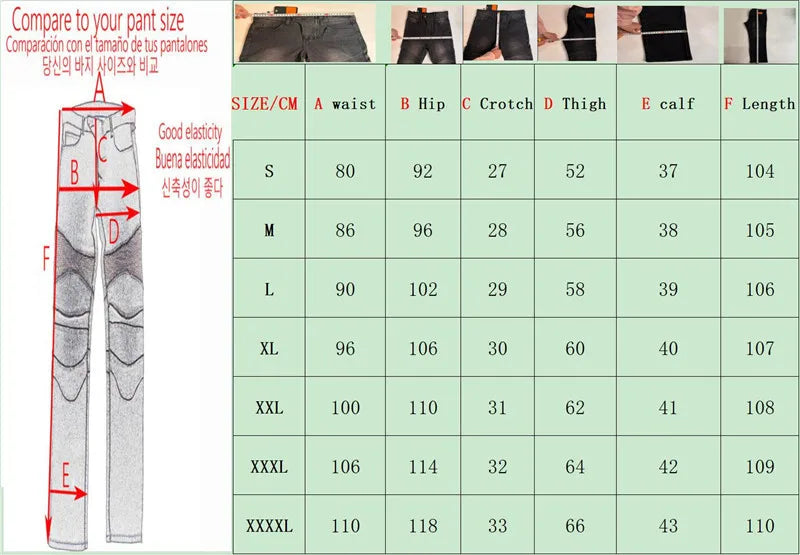 Men Jeans Embroidery Motorcycle Pants Pantalon Motocross Belt Protective Gear option Motorcycle Driver  License Test Motos Jeans