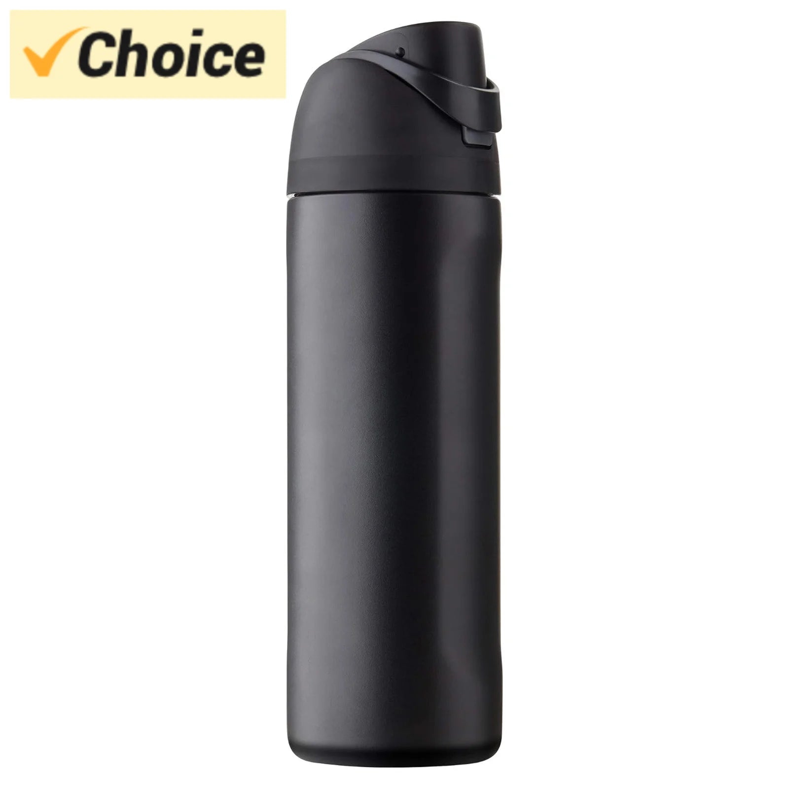 24oz Double Layer Stainless Steel Insulated Cup Water Cup Handle Cover Stainless Steel And Vacuum Insulated Leak Proof Soft Cove