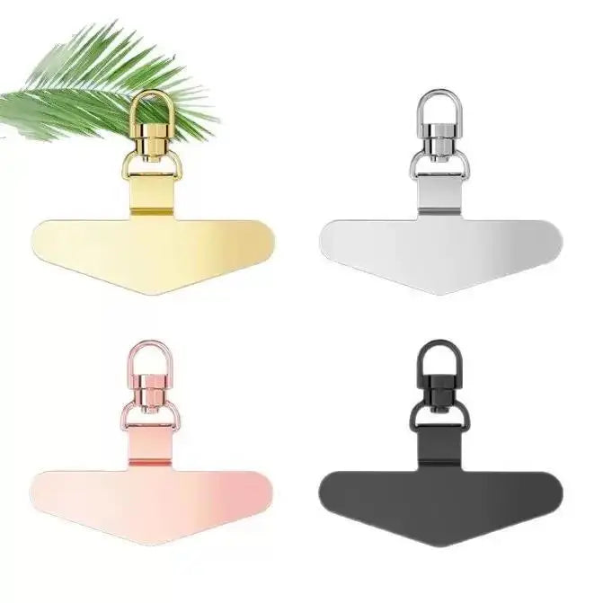 360° Rotation Metal Steel Phone Tether Tab Cell Phone Lanyard DY Patch Gasket Universal Cellphone Lanyard Safety Connecter Piece