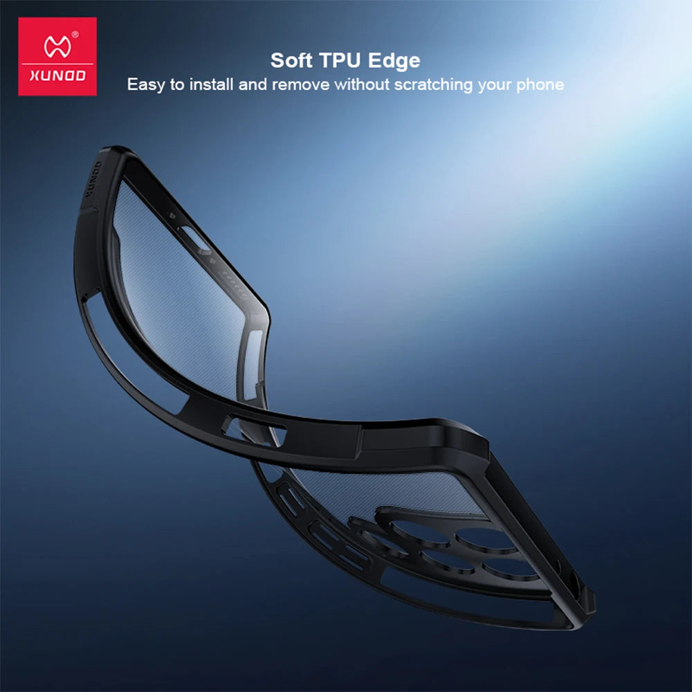 Xundd For Nubia Red Magic 11 Pro RedMagic 11 Pro Plus Case,Airbag Shockproof Shell,Camera Protection,Back Stripe Clear Cover