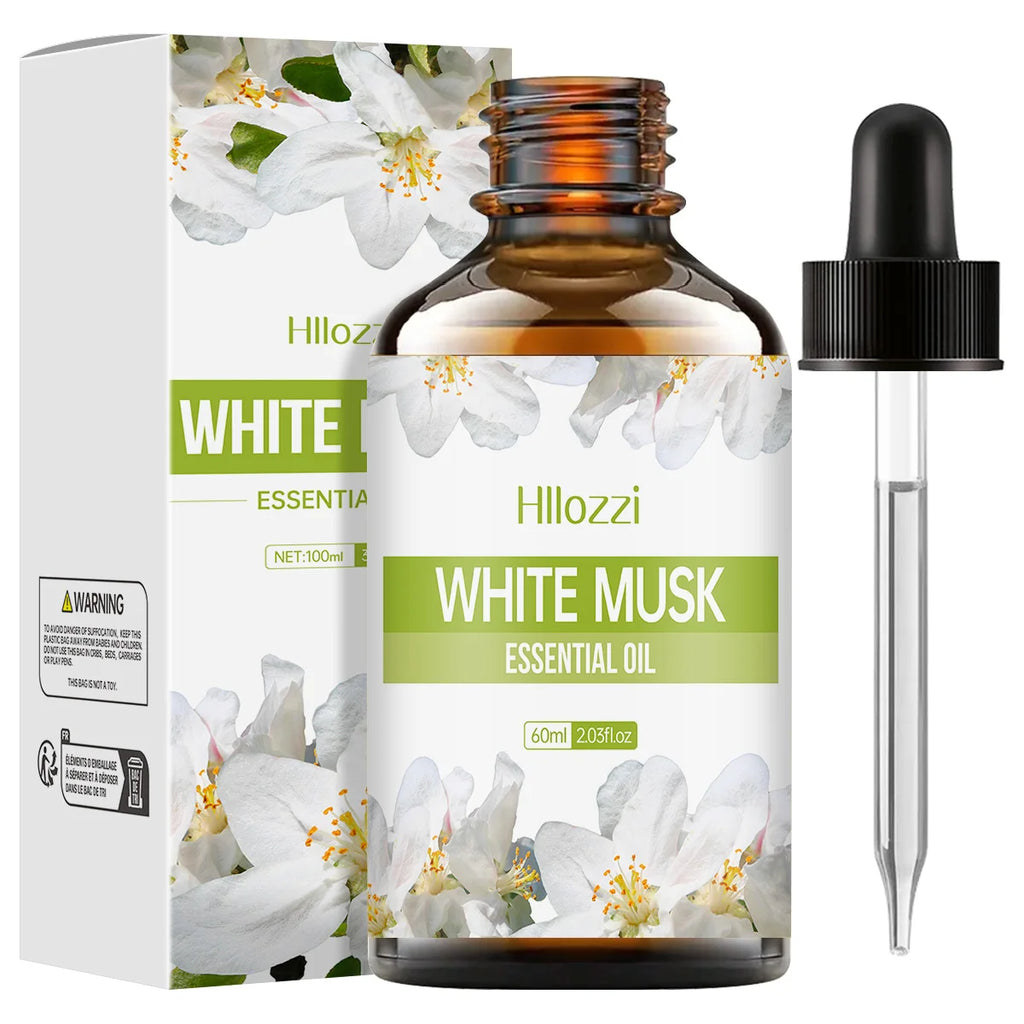 100ml-60ml-30ml WHITE MUSK,Suitable for body care and aromatherapy diffusers, spa, hair care, household products.