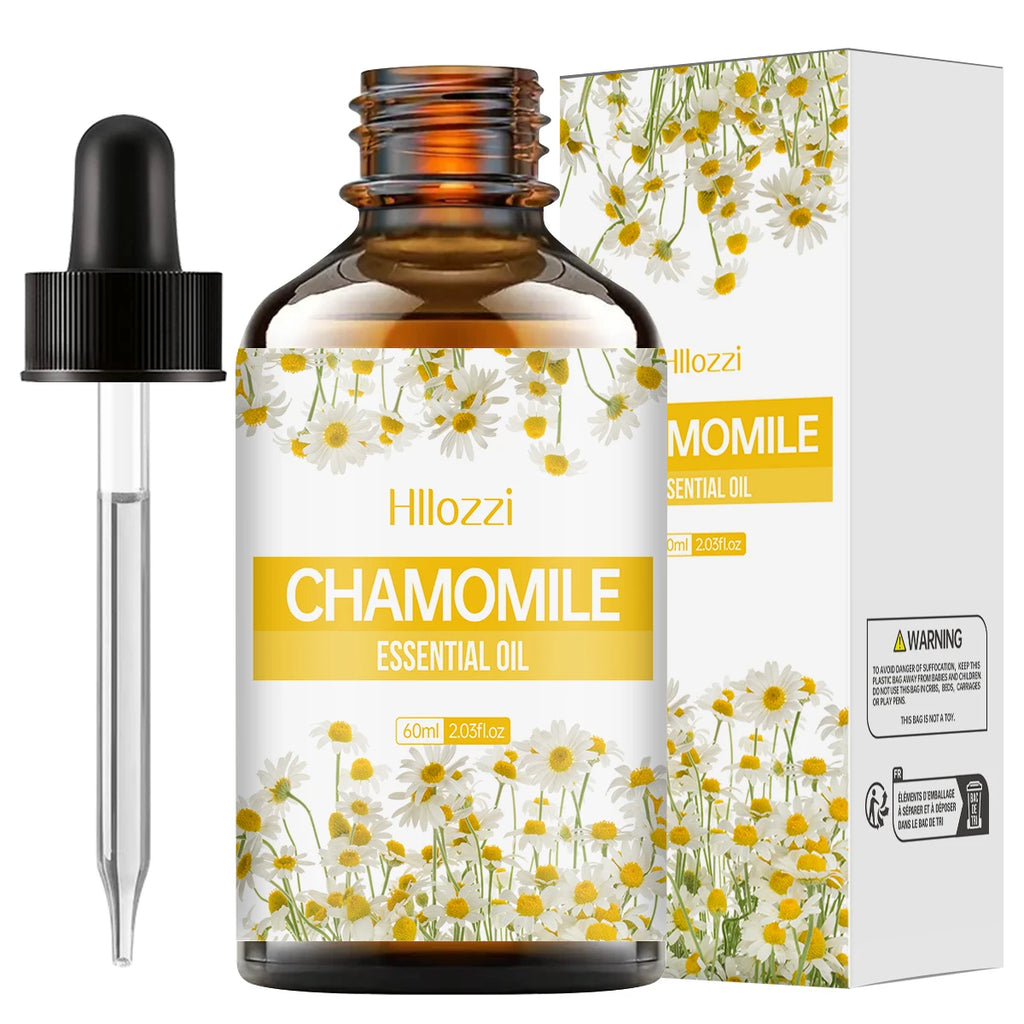NIVAVIN 30ml/60ml chamomile plant extract facial skin care essential oil, rich and lasting fragrance, body care moisturizing