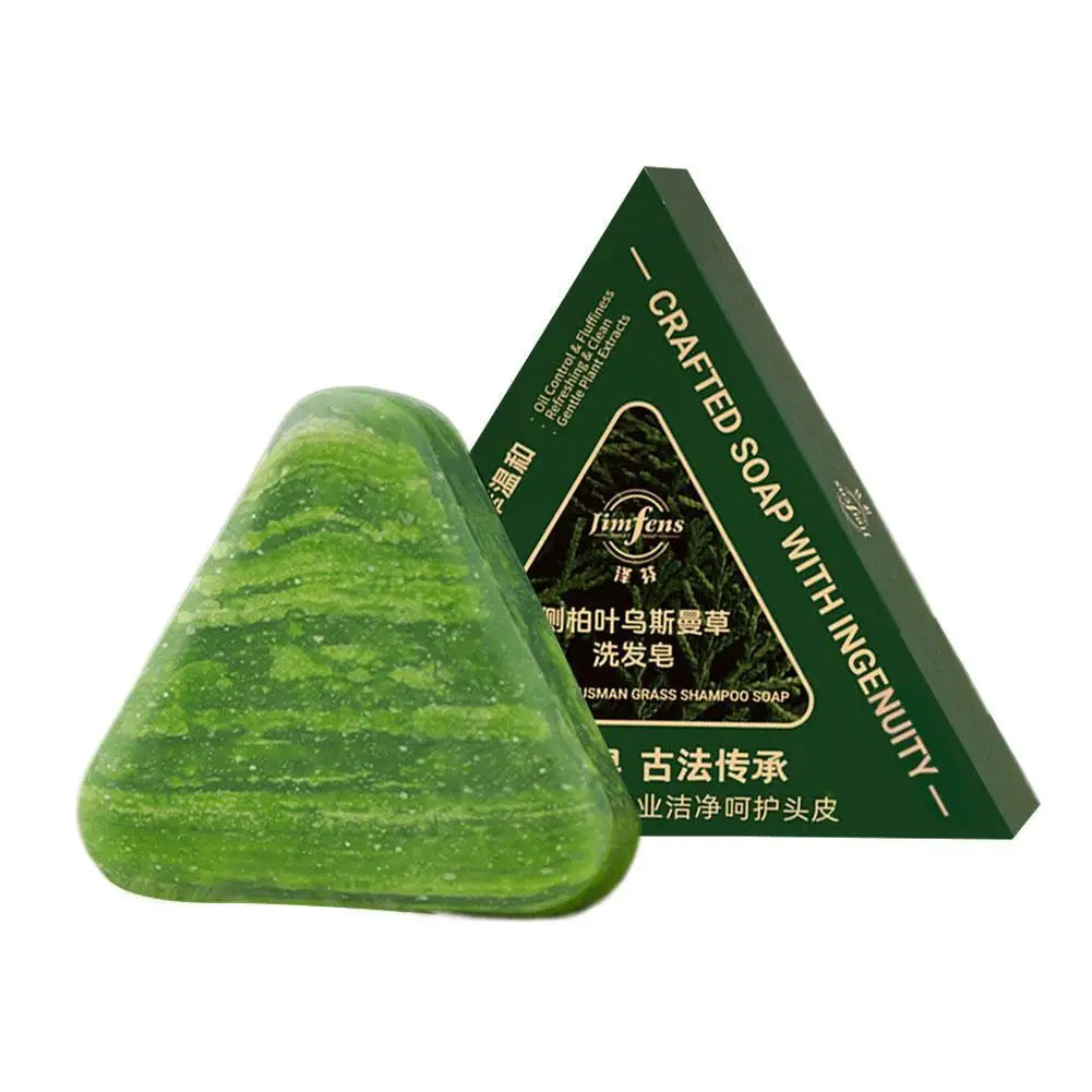 Side Cypress Leaf Salvia Ginger Calendula Shampoo Soap Ginseng Sophora Men Women Silicone-free Amino Acid Herbal Handmade Soap