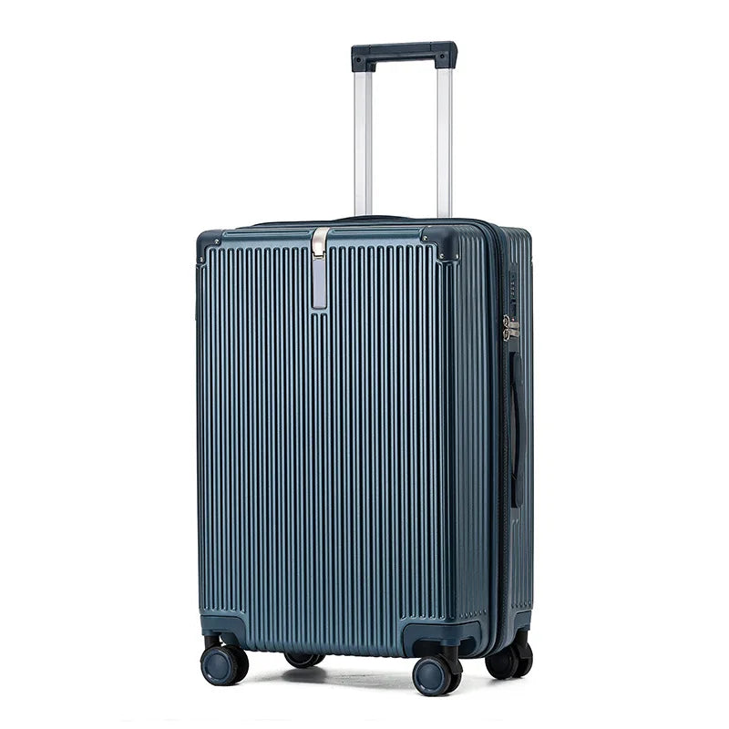 sushimu Suitcase Wide Handle Travel Suitcase Men 20 24 26 Carry-On Luggage Women PC  Trolley Case Can expand capacity