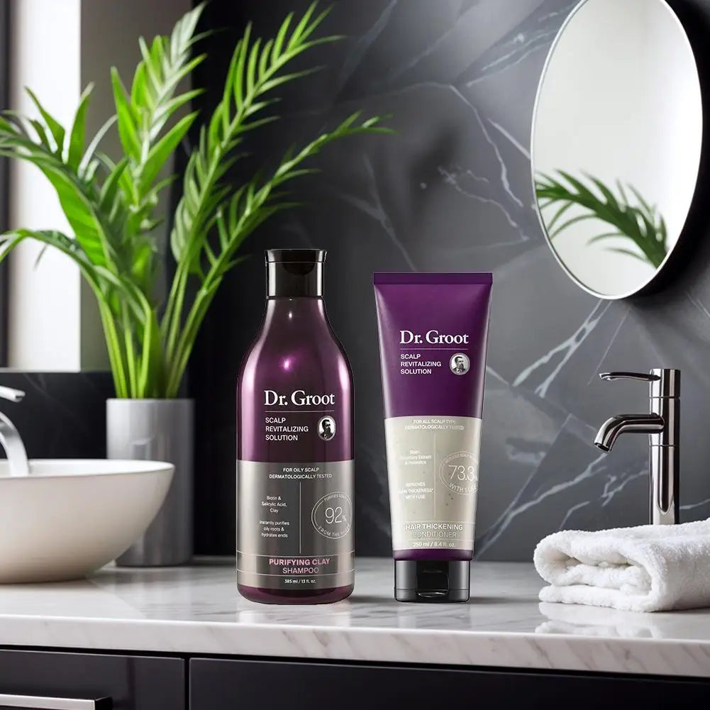 Moisturizing Shampoo + Conditioner Set – Frizz Control & Smooth Shine