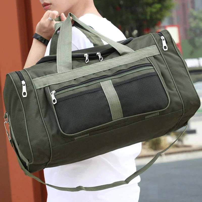 Travel Bag Large Capacity Handbag Portable Outdoor Carry Luggage Convenient Practical Male's Weekend Duffle Bags Random Letters