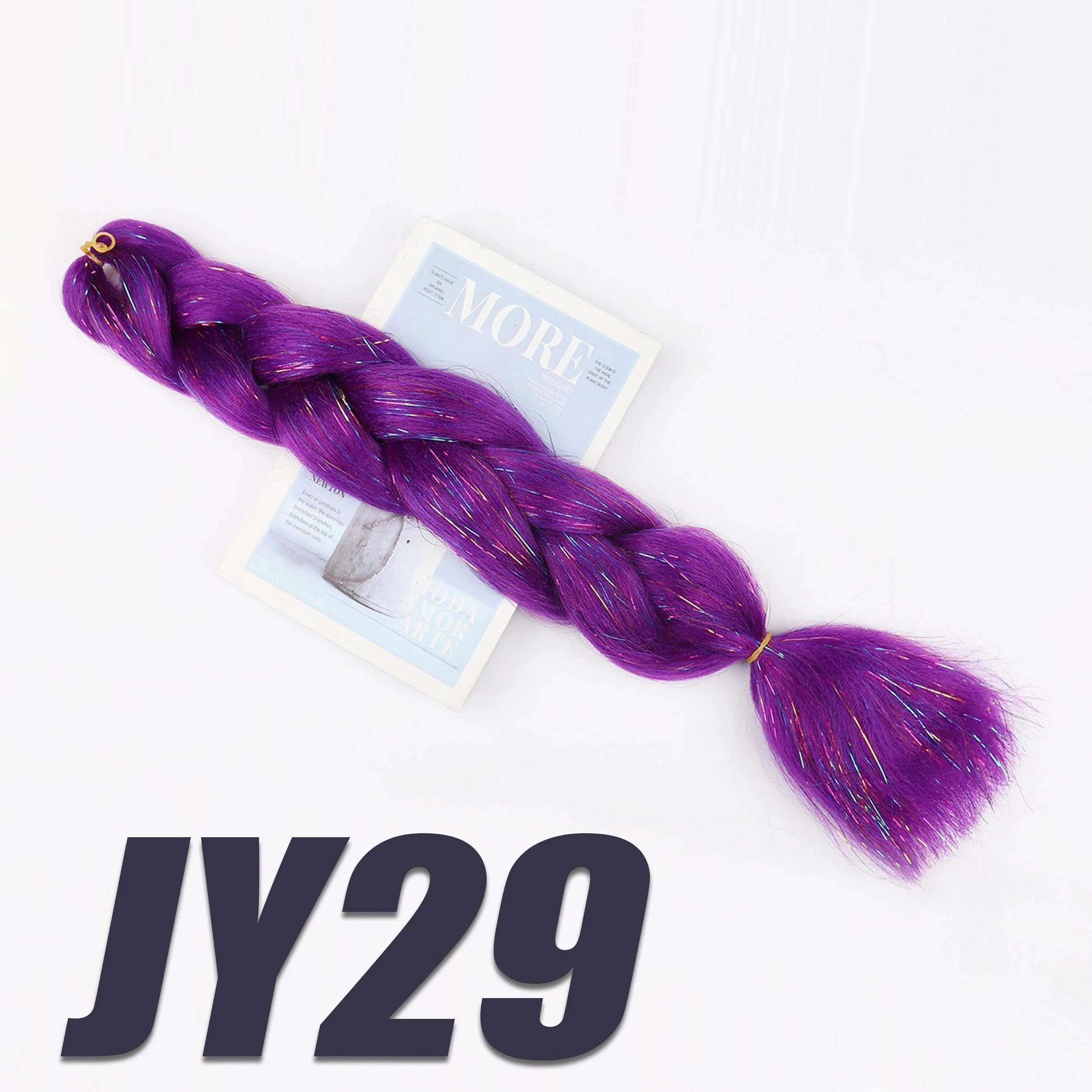 Synthetic Kanekalon Crochet Hair Braiding Hair Pre Stretched Curly Jumbo Braids Extensions Hair Accessories For Girls Braids