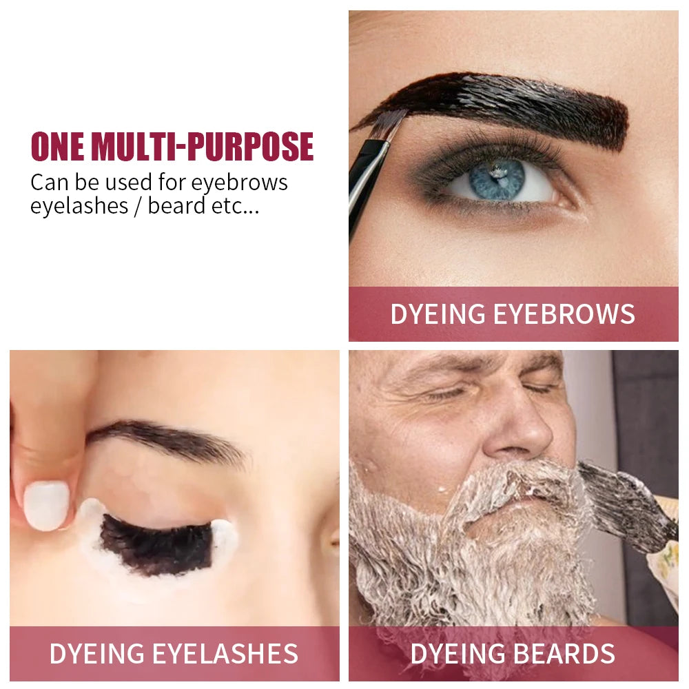 ICONSIGN Eyelash Eyebrow Dye Tint Kit Mascara Lift Tinting Tattoo Eyes Makeup Tools Keep 60 To 80 Days