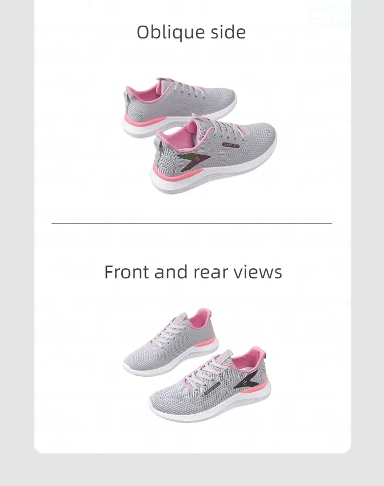 LISM Women’s Breathable Running Sneakers – Soft Sole, Anti-Slip, Lightweight