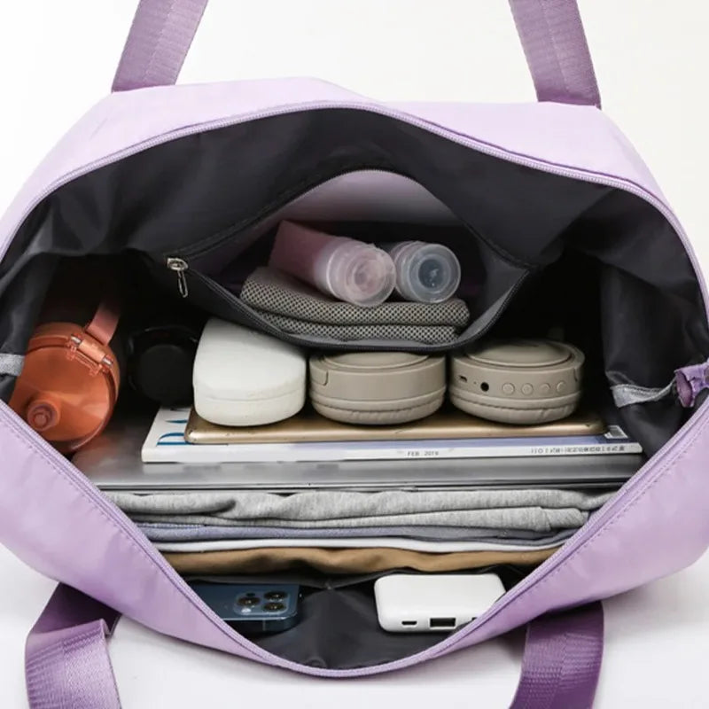 Large Capacity Expanding Double back Travel Bags Luggage Organizer Bag Handbag Waterproof Foldable Travel Clothes Storage Bag