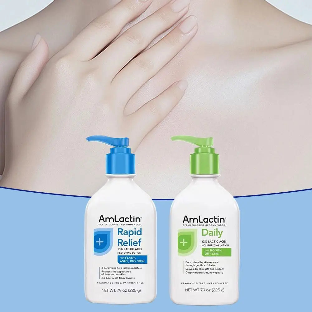 Amlactin Rapid Relief Restoring Lotion Daily Moisturizing Lotion for Rough Dry Skin Body Care Lotion Cream Moisturizing