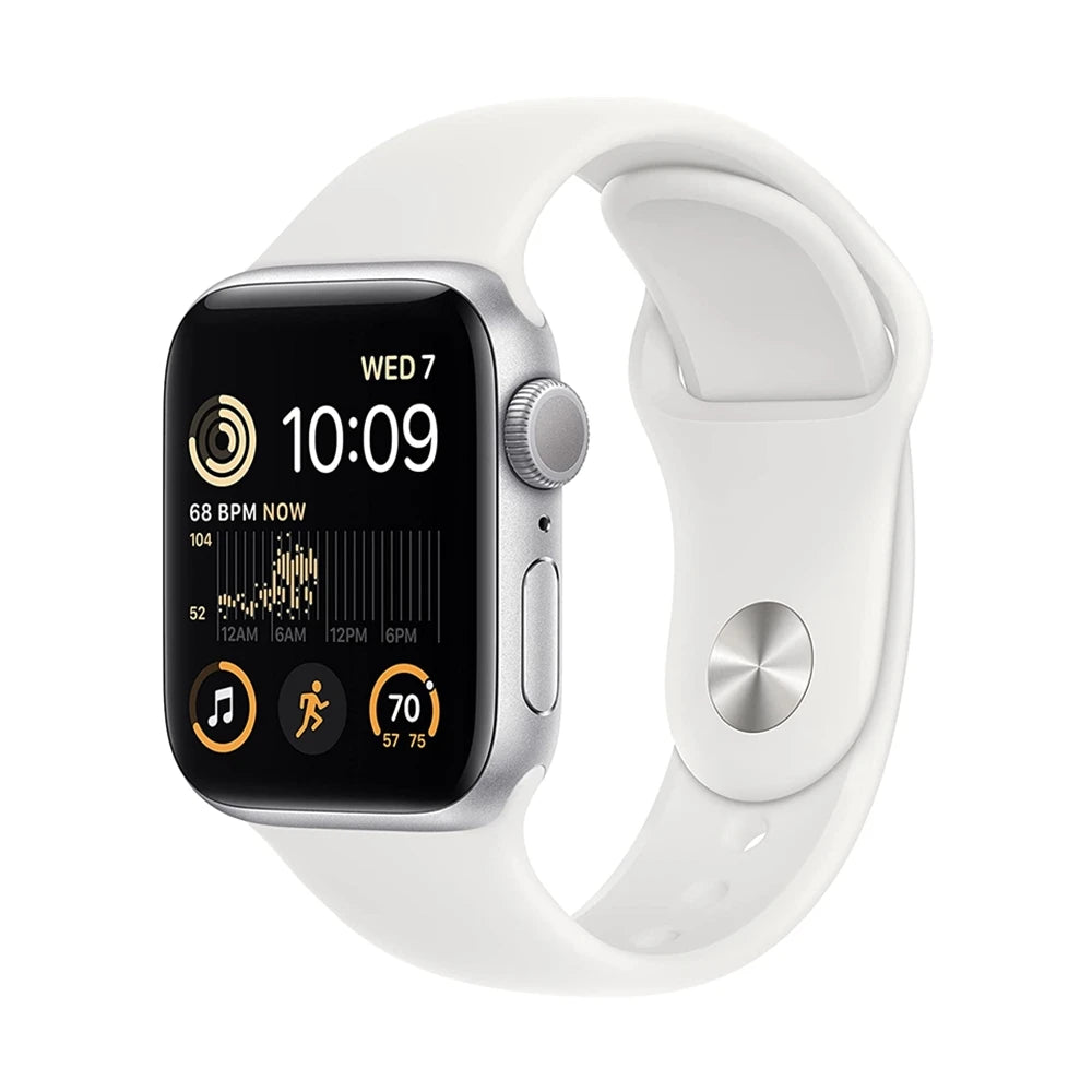 Apple Watch SE (2nd Gen) GPS Smartwatch — Aluminum Case + Sport Band